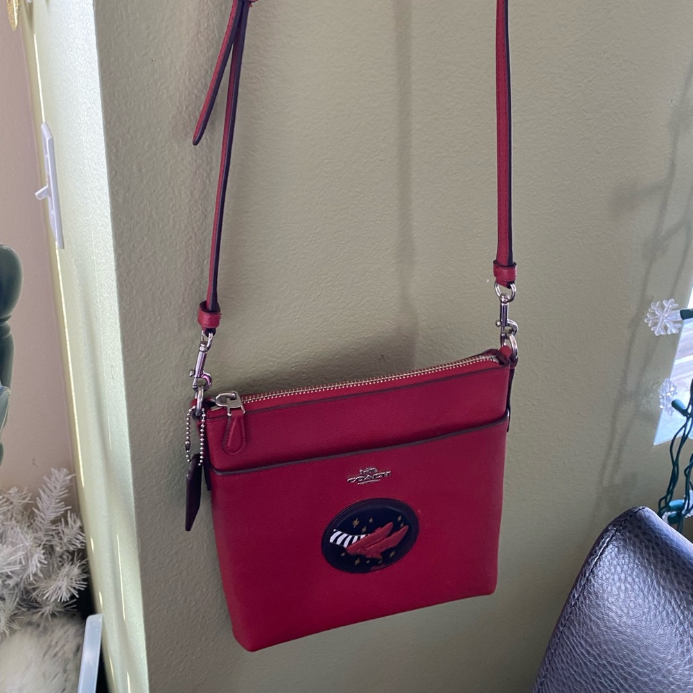 Coach Wizard of Oz crossbody red leather